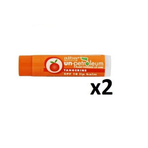 2x ALBA UN-PETROLEUM BALM TANGERINE - Discontinued